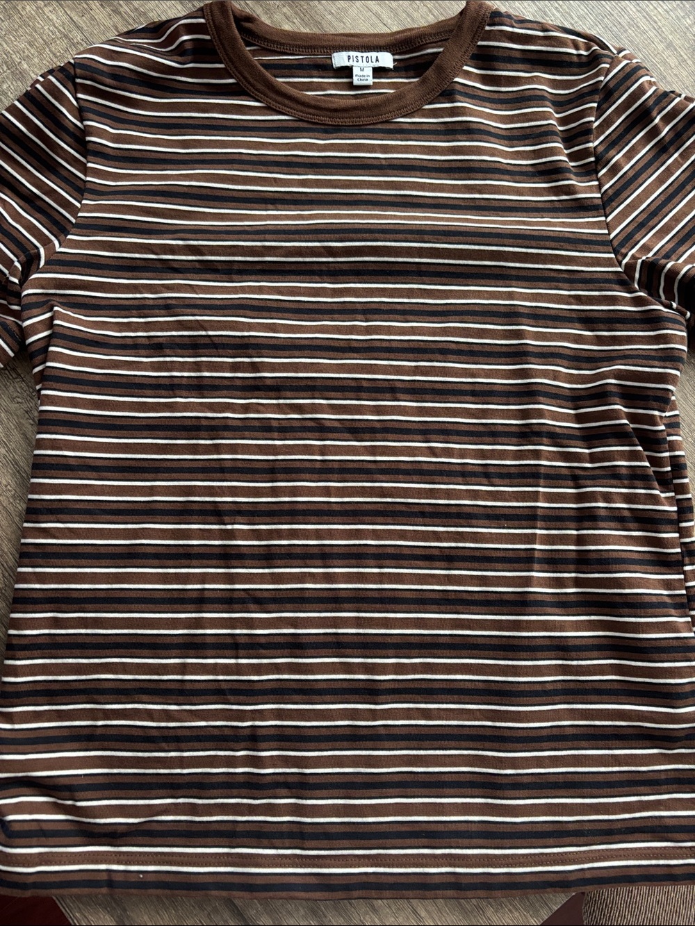 Pistola Alba Shrunken Tee - Bruna Black Stripe - Picture 2 of 4